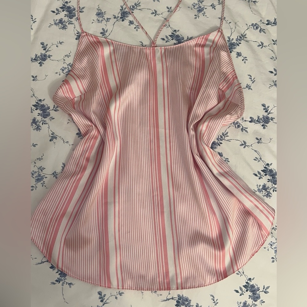 Victoria's Secret Classic Pink Striped Cami